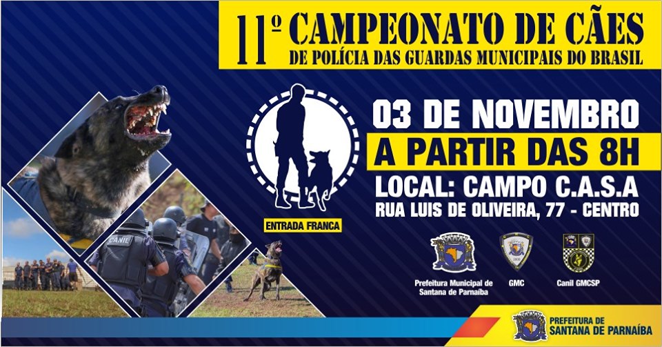 11º Campeonato de Cães de polícia das Guardas Municipais do Brasil
