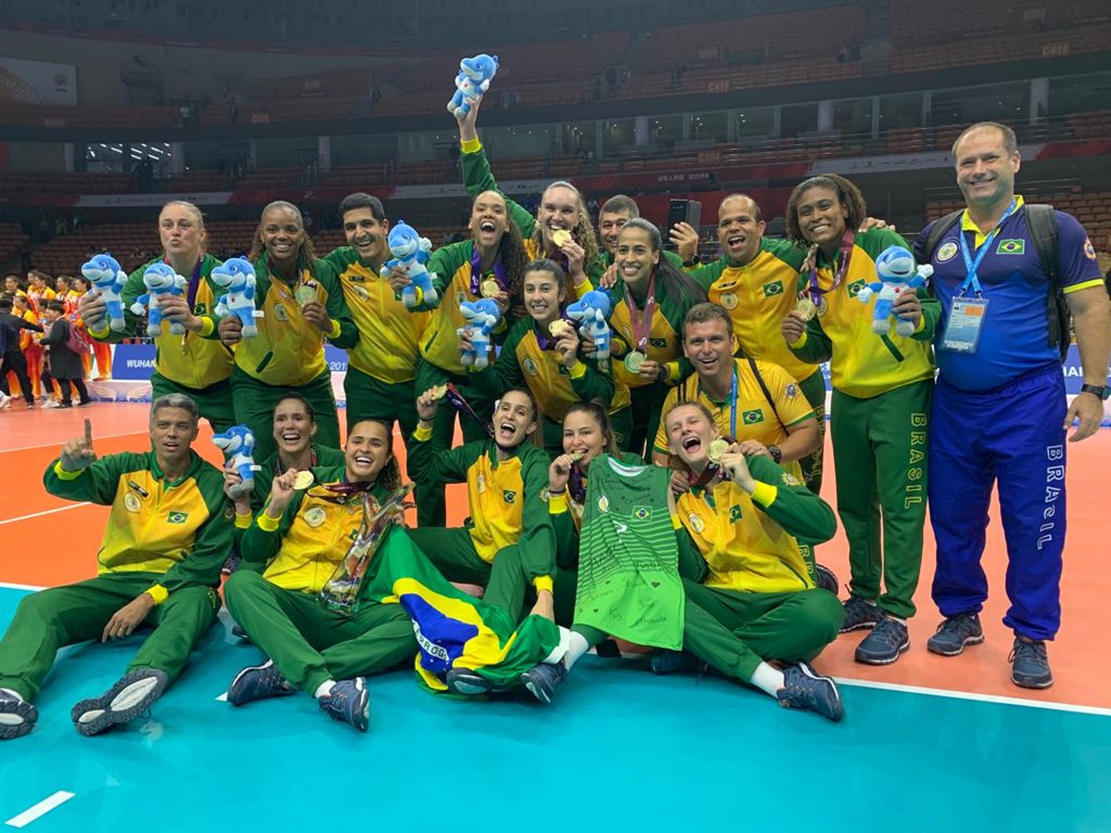 Brasil conquista ouro no vôlei dos Jogos Mundiais Militares