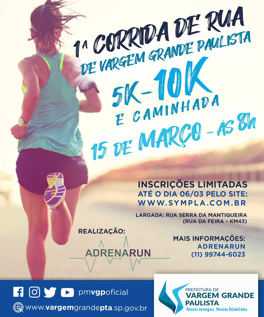 I Corrida de Rua e Caminhada de VGP