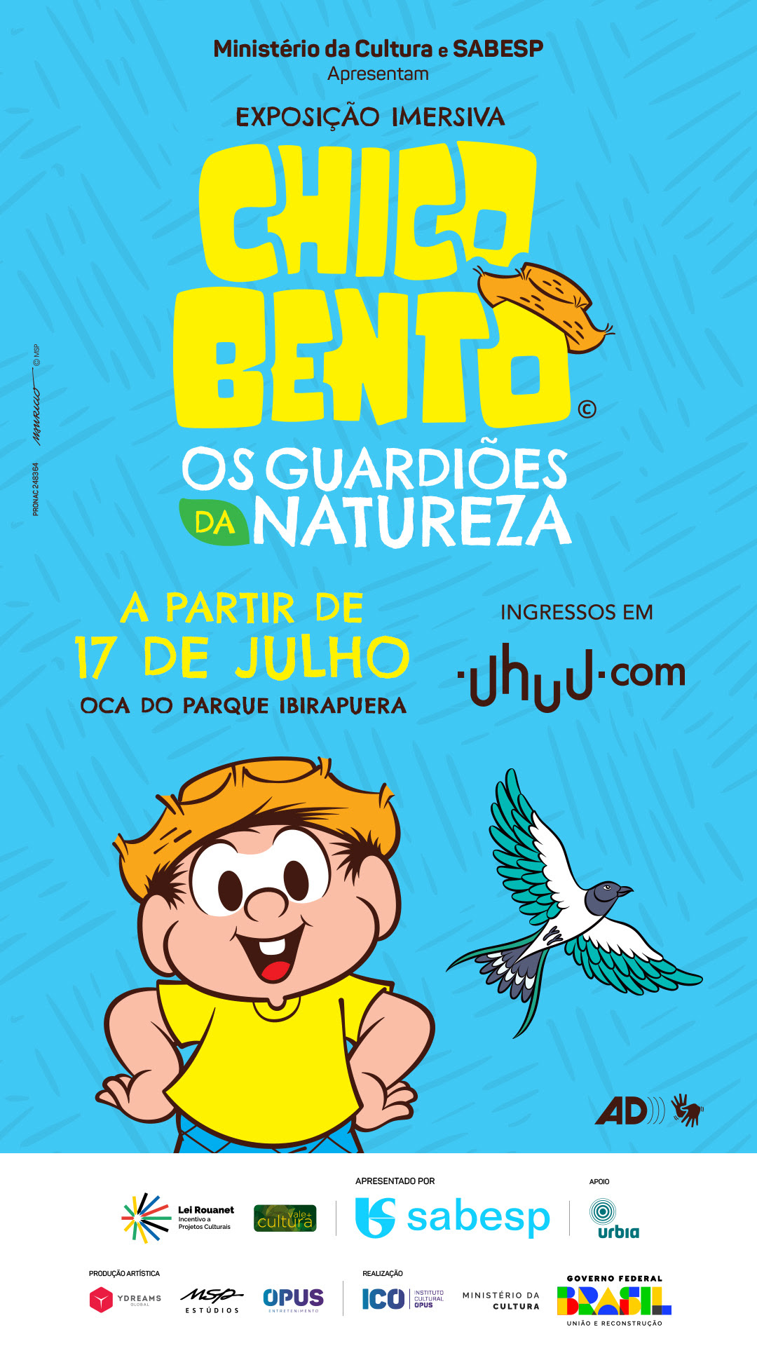 Exposição “Chico Bento e os Guardiões da Natureza”